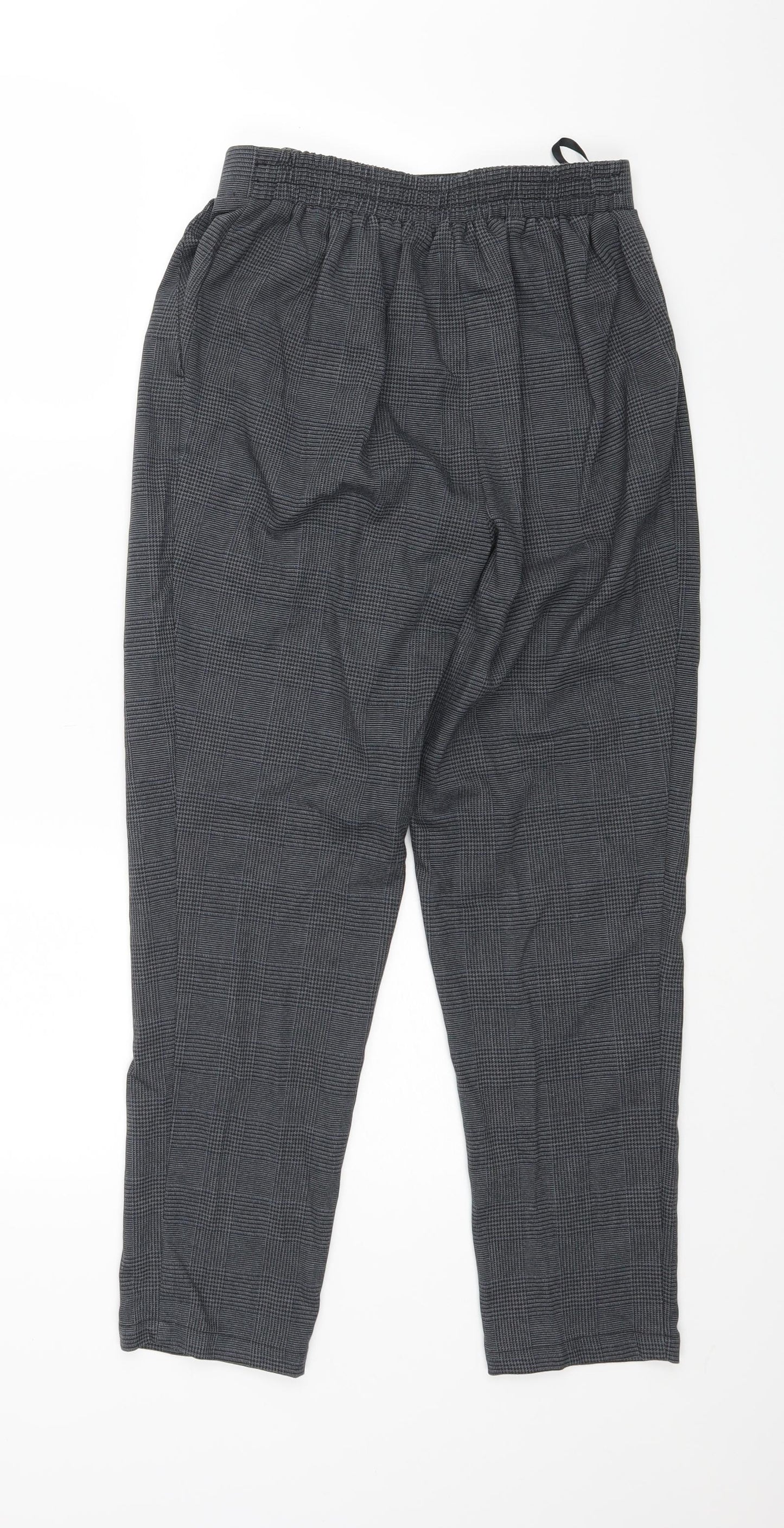 New Look Womens Grey   Dress Pants Trousers Size 8 L25 in