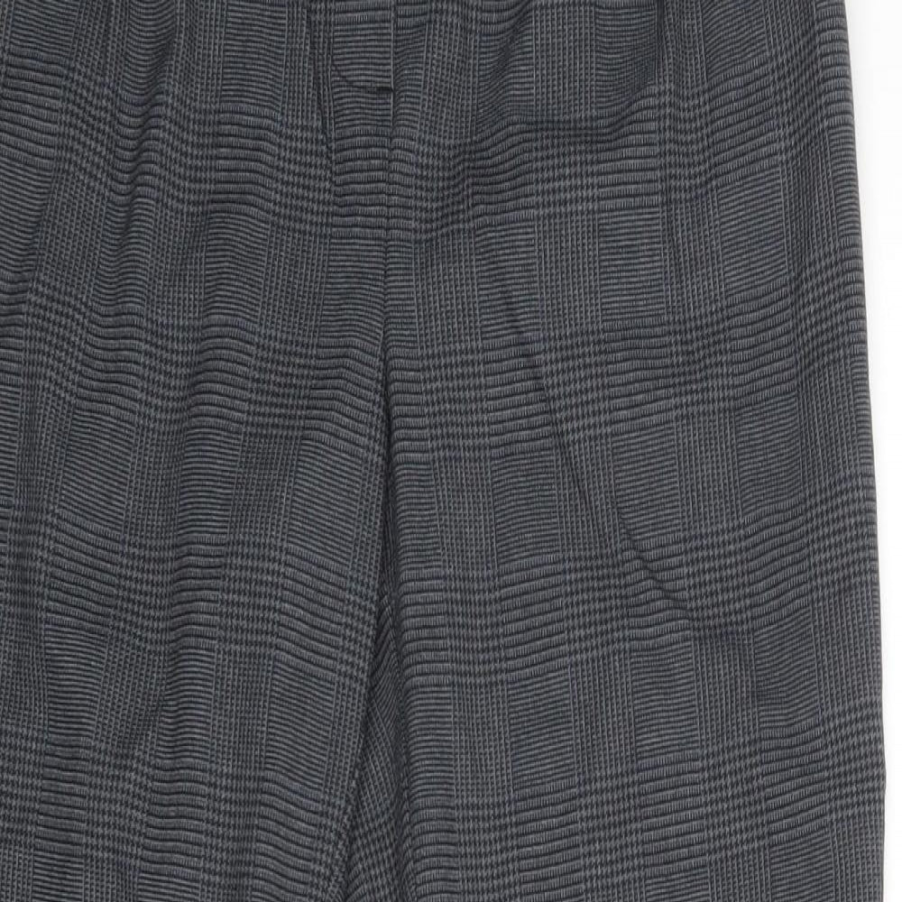 New Look Womens Grey   Dress Pants Trousers Size 8 L25 in