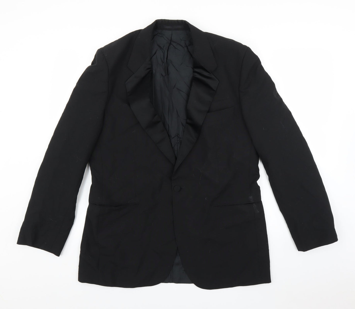 Mens UK Size 42 Marks and Spencer Regular Black Suit Jacket