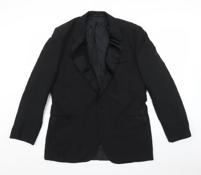 Mens UK Size 42 Marks and Spencer Regular Black Suit Jacket