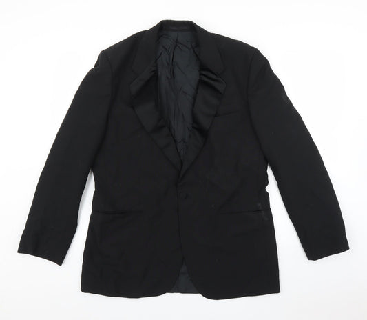 Mens UK Size 42 Marks and Spencer Regular Black Suit Jacket