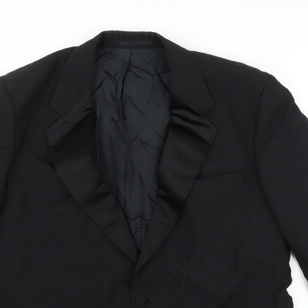 Mens UK Size 42 Marks and Spencer Regular Black Suit Jacket