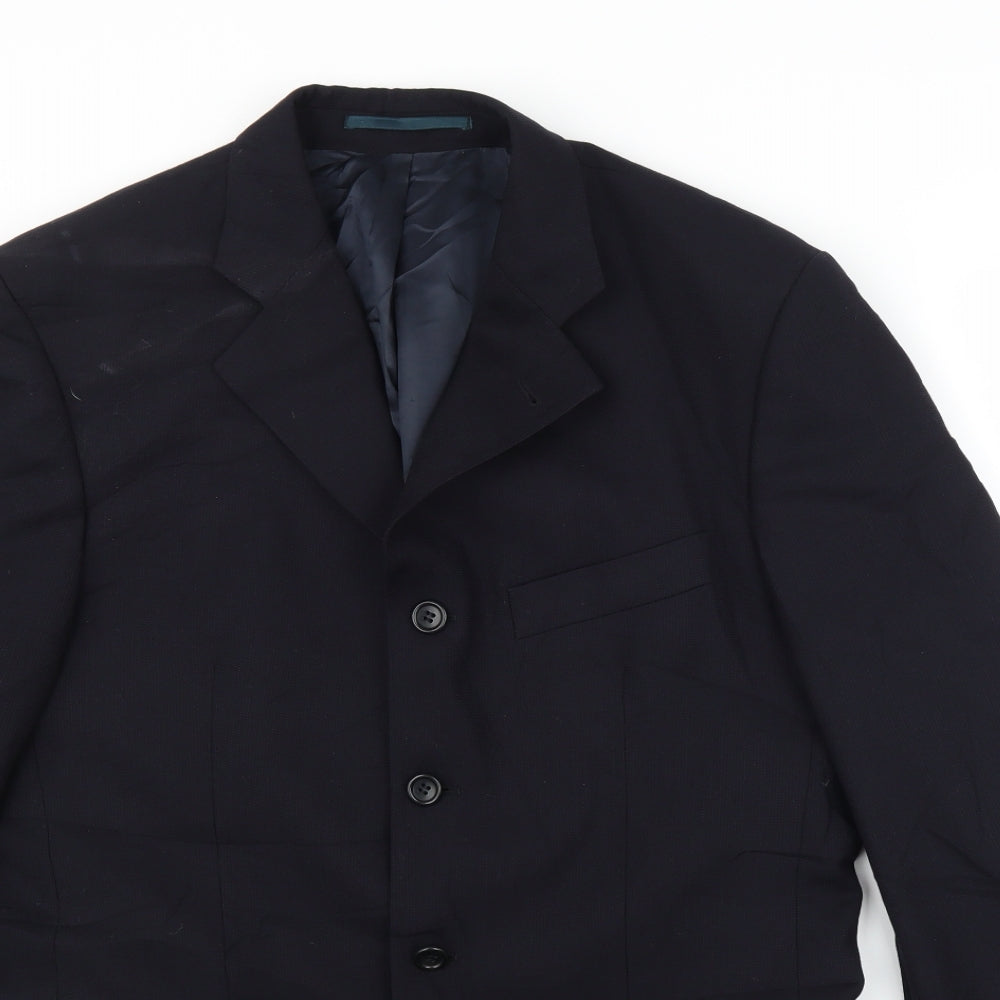 Studio Daks Womens Blue   Jacket Suit Jacket Size 48