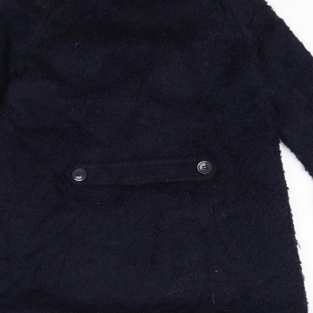 Womens UK Size S Cooperative Blue Overcoat