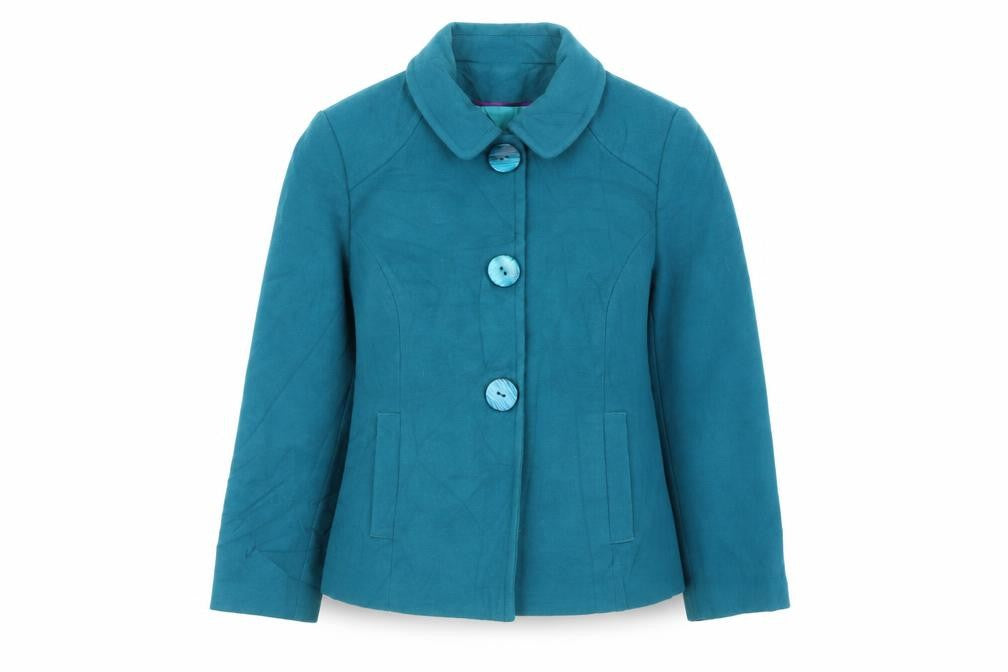 Womens UK Size 16 BM Blue Jacket