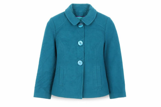 Womens UK Size 16 BM Blue Jacket