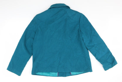 Womens UK Size 16 BM Blue Jacket