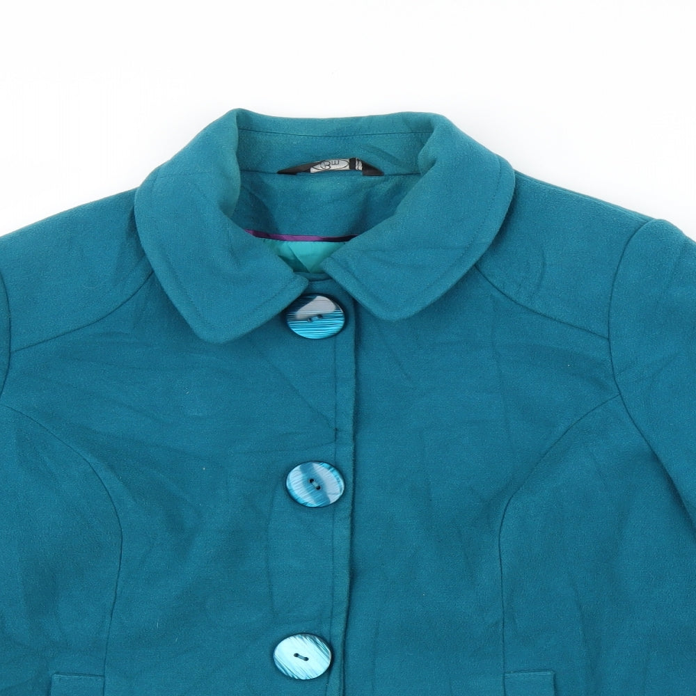 Womens UK Size 16 BM Blue Jacket