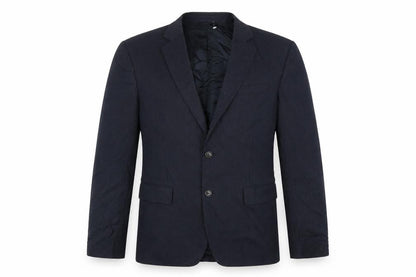 Sartoria Benetton Mens Blue Striped  Jacket Suit Jacket Size 38
