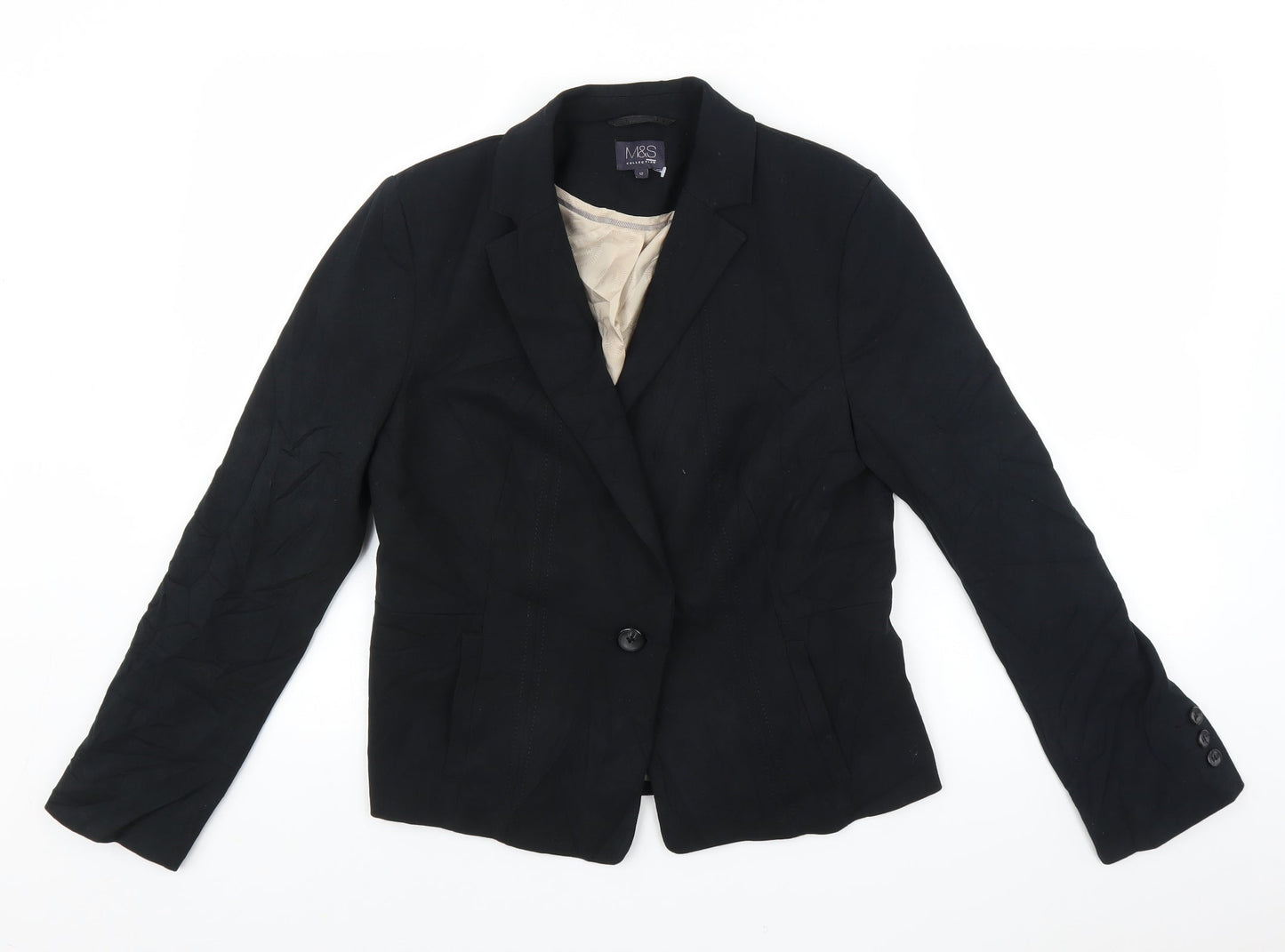 Marks and Spencer Womens Black   Jacket Suit Jacket Size 12