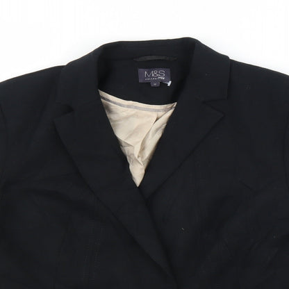 Marks and Spencer Womens Black   Jacket Suit Jacket Size 12