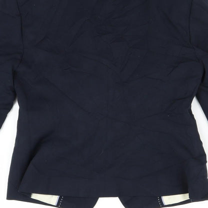Marks and Spencer Womens Blue   Jacket Blazer Size 8