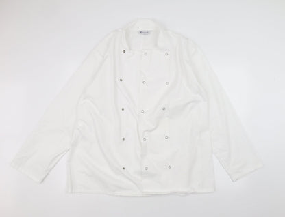 Mens UK Size L Premier White  Button-Up Long Sleeve Casual Shirt