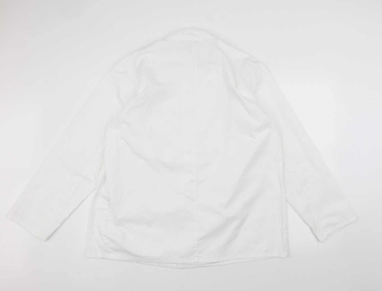 Mens UK Size L Premier White  Button-Up Long Sleeve Casual Shirt