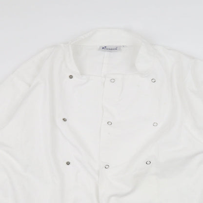 Mens UK Size L Premier White  Button-Up Long Sleeve Casual Shirt