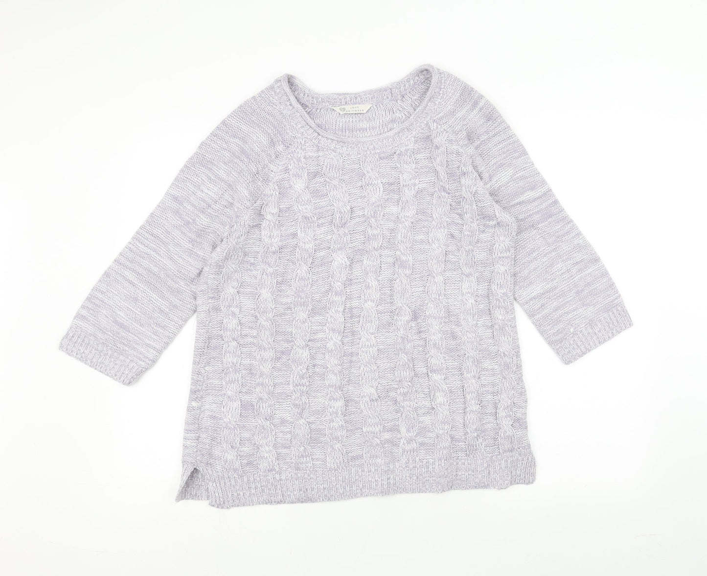 Womens UK Size 14 BHS Purple Pullover Jumper