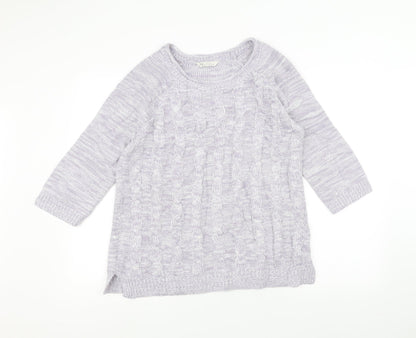 Womens UK Size 14 BHS Purple Pullover Jumper