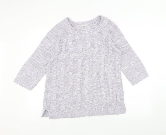 BHS Womens Purple  Knit Pullover Jumper Size 14