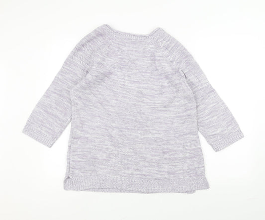 BHS Womens Purple  Knit Pullover Jumper Size 14