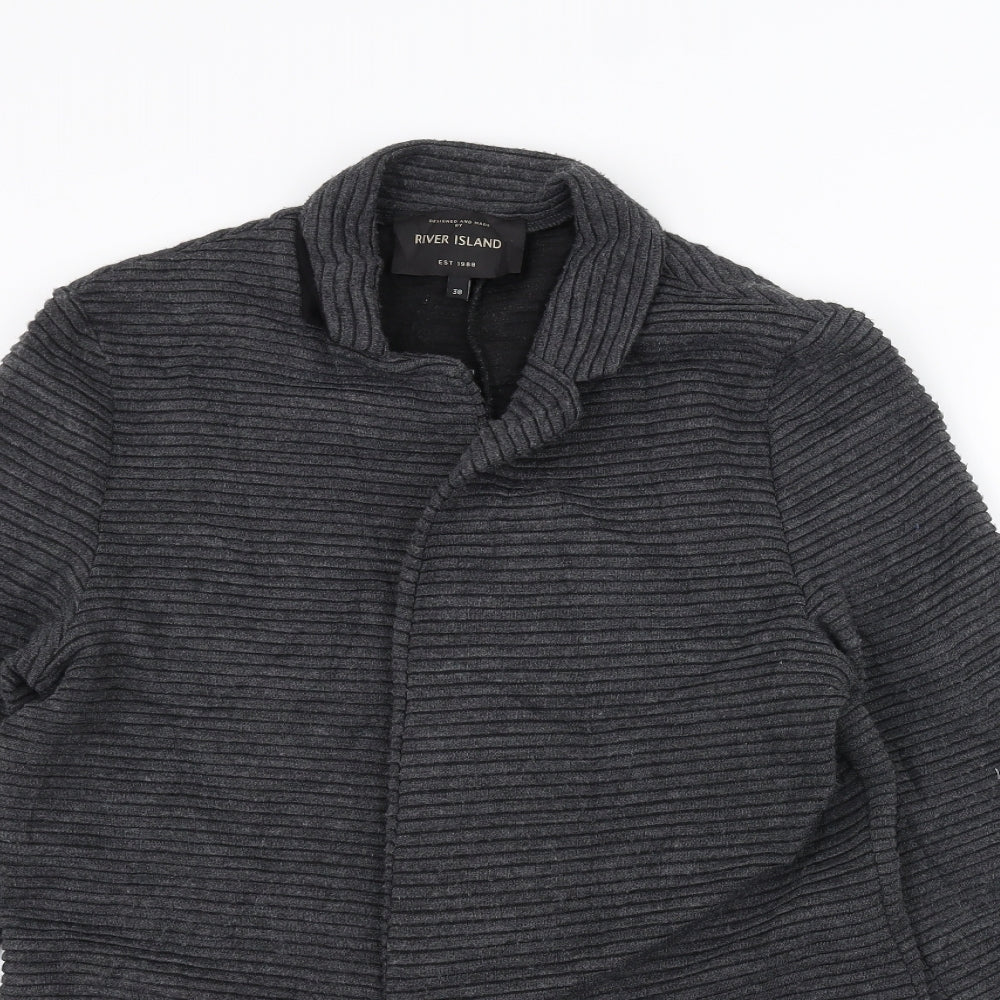 Womens UK Size 10 River Island Black Jacket