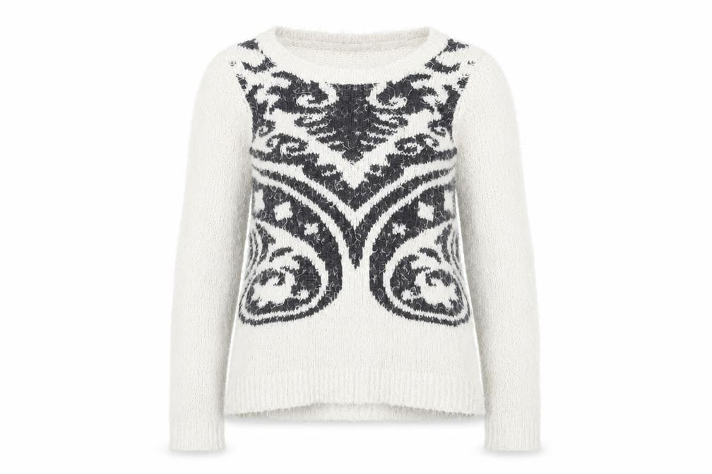 Womens UK Size 14 Dorothy Perkins White Pullover Jumper