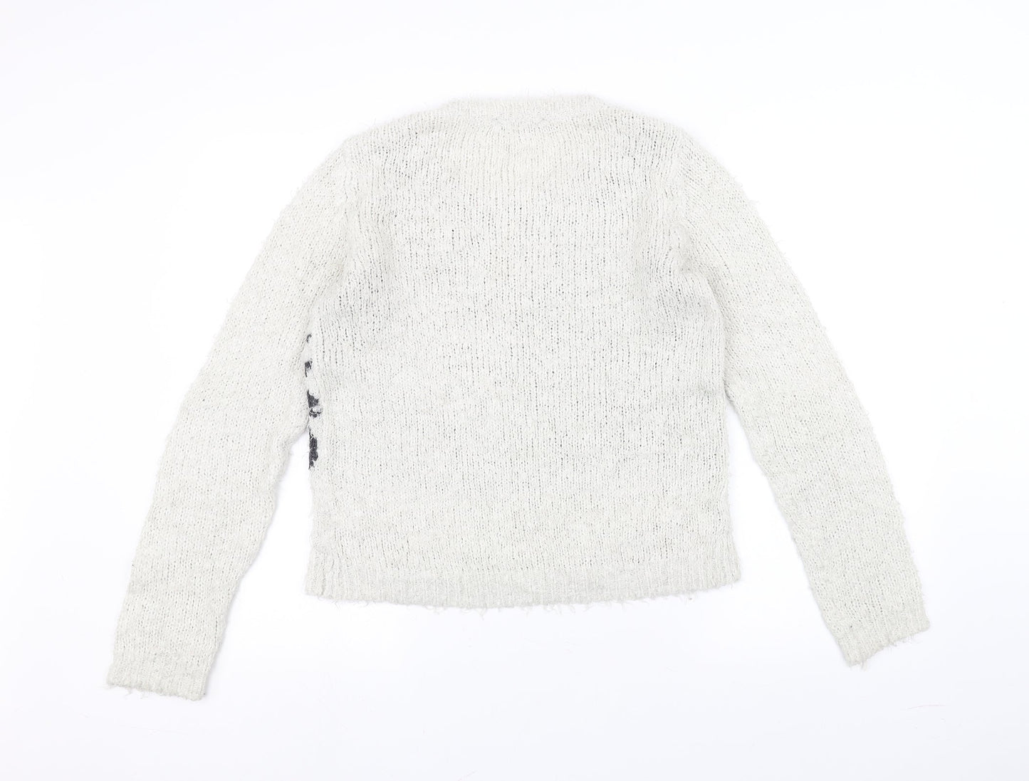 Womens UK Size 14 Dorothy Perkins White Pullover Jumper