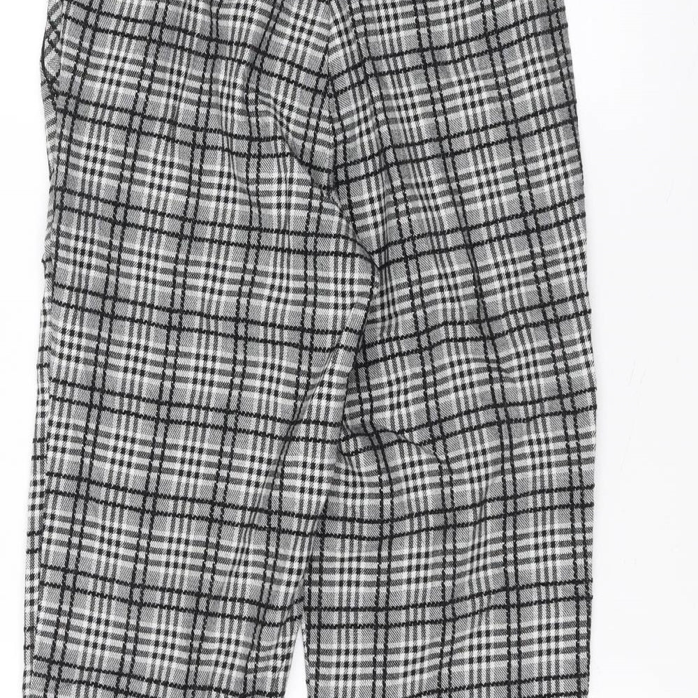 Womens UK Size 4 Topshop Regular Fit Rain Trousers White Trousers