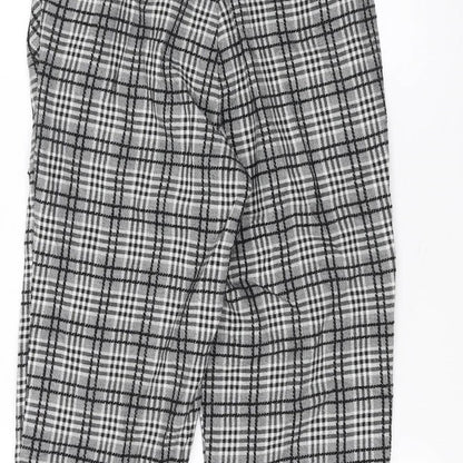 Womens UK Size 4 Topshop Regular Fit Rain Trousers White Trousers