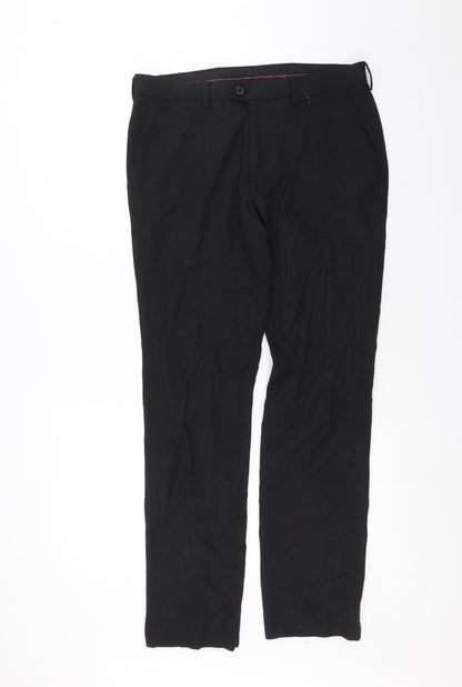 NEXT Mens Black   Trousers  Size 32 in L26 in