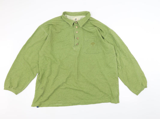 Preworn Mens Green    Polo Size L