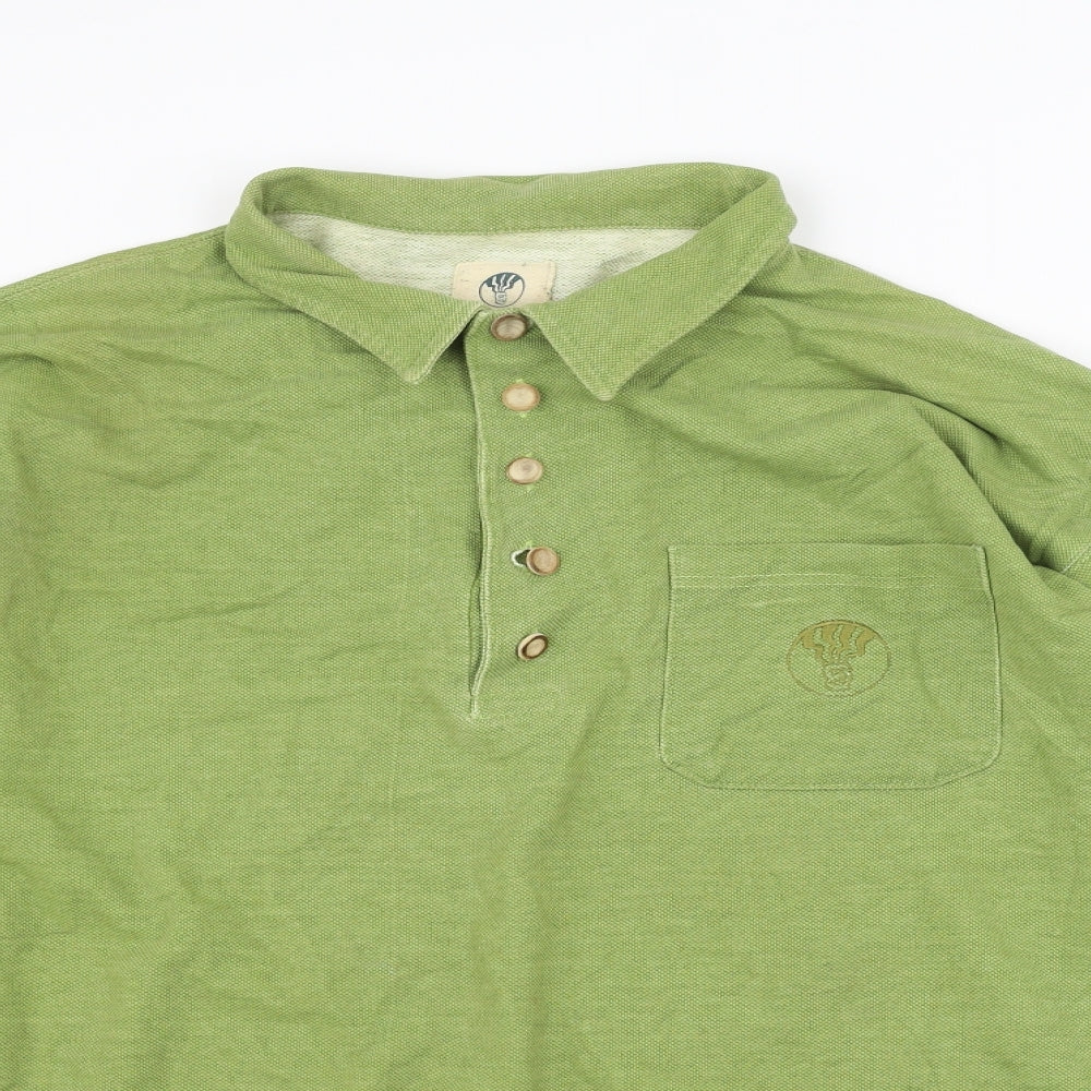 Preworn Mens Green    Polo Size L