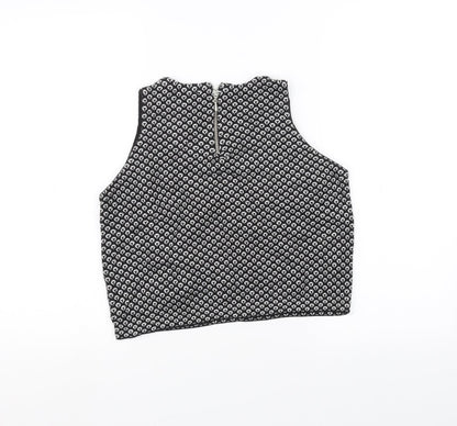 Zara Knit Womens Black   Basic T-Shirt Size S