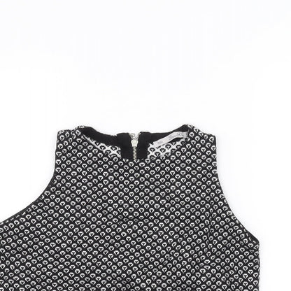 Zara Knit Womens Black   Basic T-Shirt Size S
