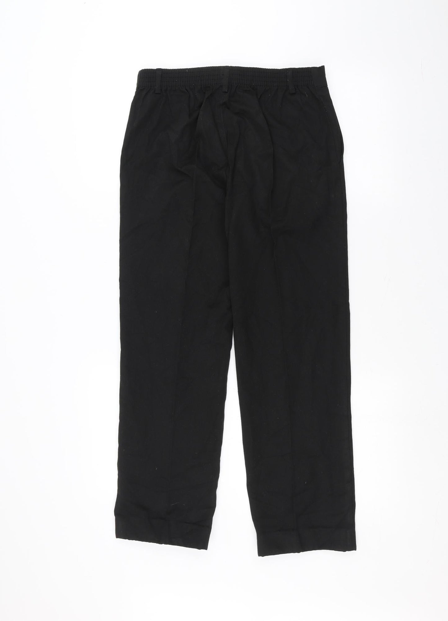 Preworn Girls Black   Dress Pants Trousers Size 14 Years