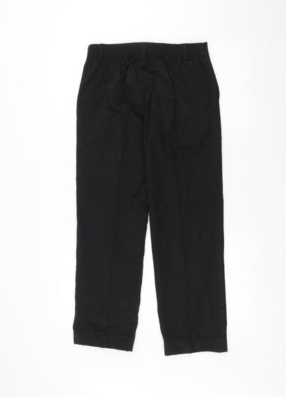 Preworn Girls Black   Dress Pants Trousers Size 14 Years