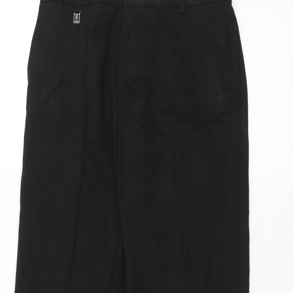 Preworn Girls Black   Dress Pants Trousers Size 14 Years