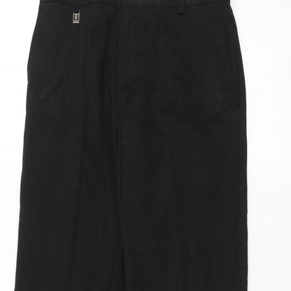 Preworn Girls Black   Dress Pants Trousers Size 14 Years
