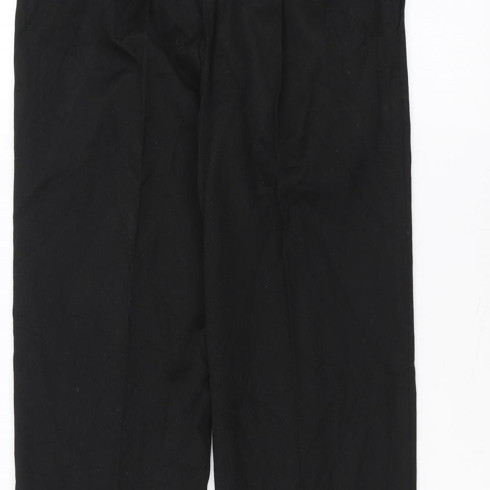 Preworn Girls Black   Dress Pants Trousers Size 14 Years