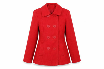 Womens UK Size 14 F&F Red Overcoat