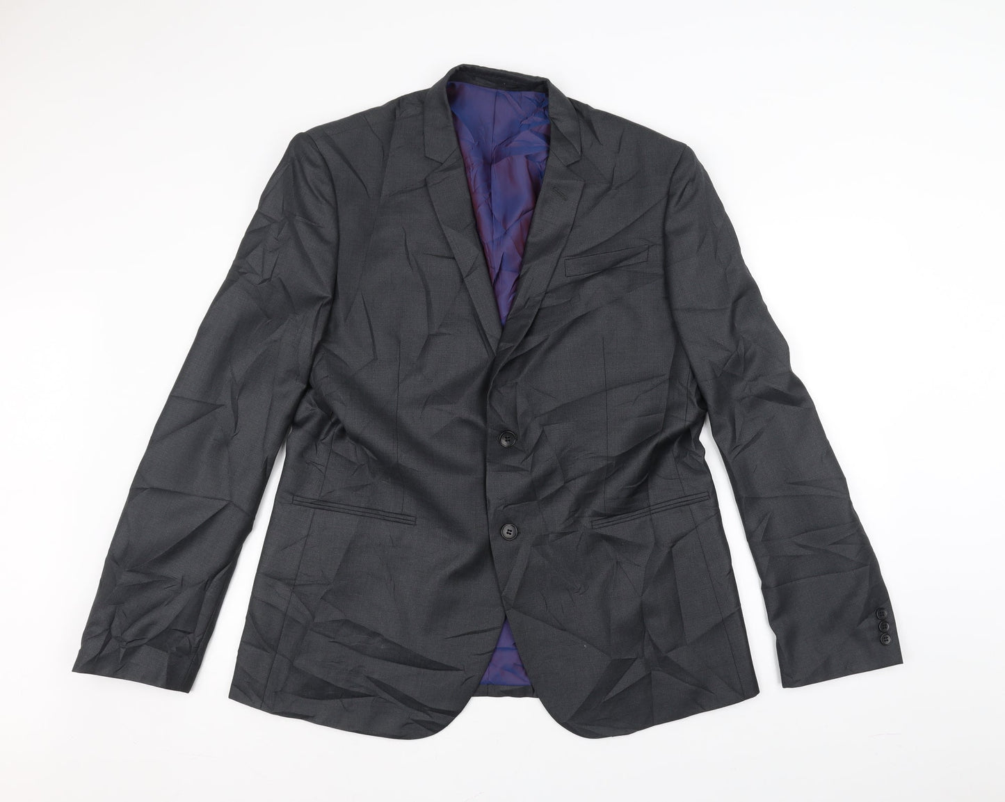 Mens UK Size 44 Marks and Spencer Regular Grey Suit Jacket