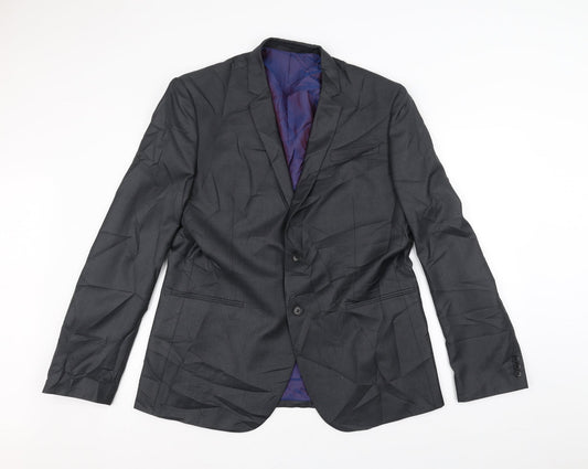 Mens UK Size 44 Marks and Spencer Regular Grey Suit Jacket