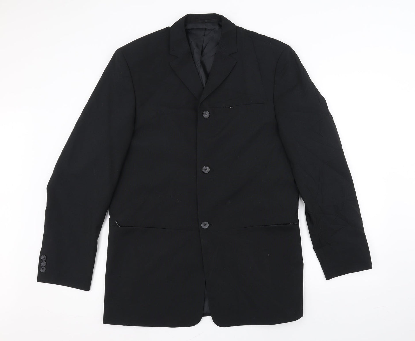 Mens UK Size 38 John Devin Black Jacket