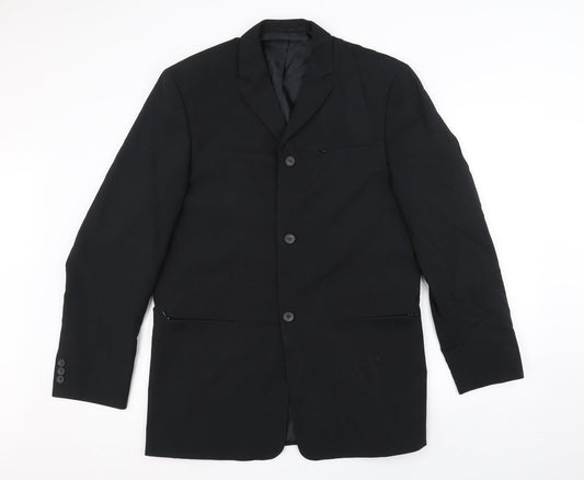 Mens UK Size 38 John Devin Black Jacket