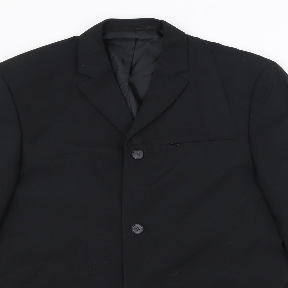 Mens UK Size 38 John Devin Black Jacket