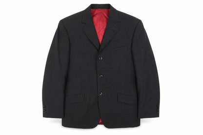 Remus Uomo Mens Black   Jacket Suit Jacket Size 42