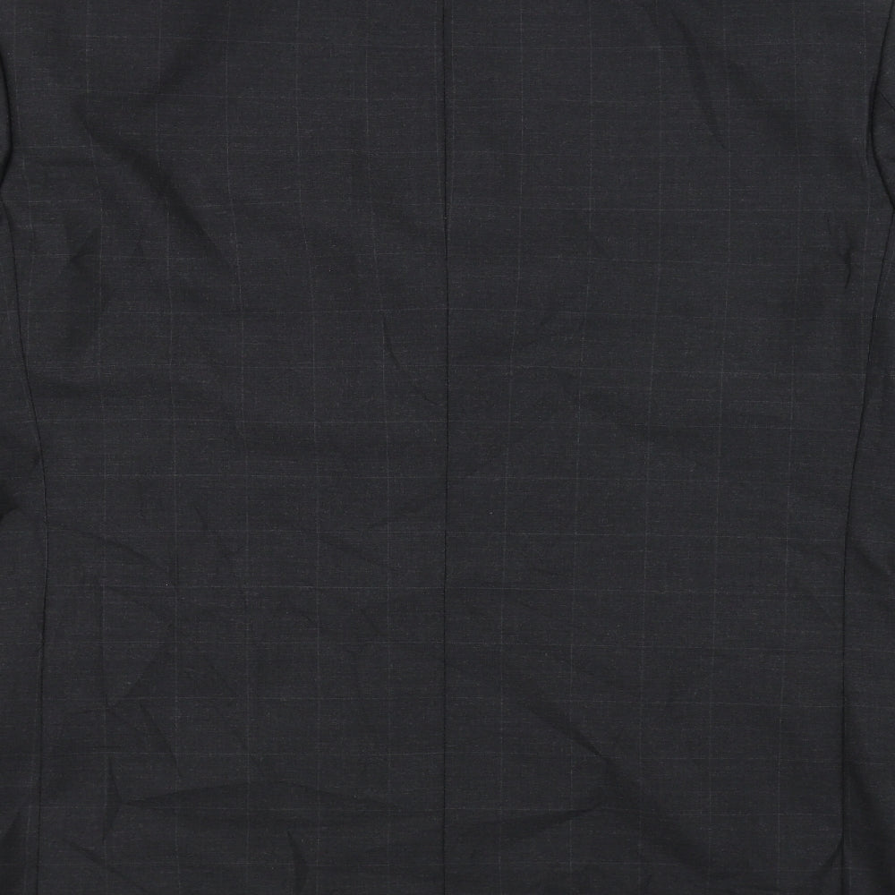 Mens UK Size 42 REMUS Regular Black Suit Jacket