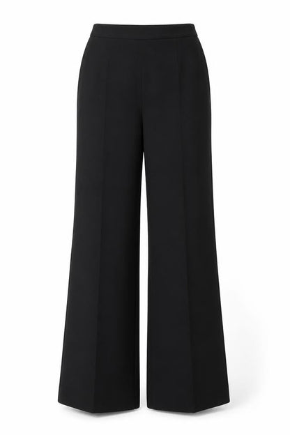 Womens UK Size 10 Preworn Regular Fit  Black Trousers