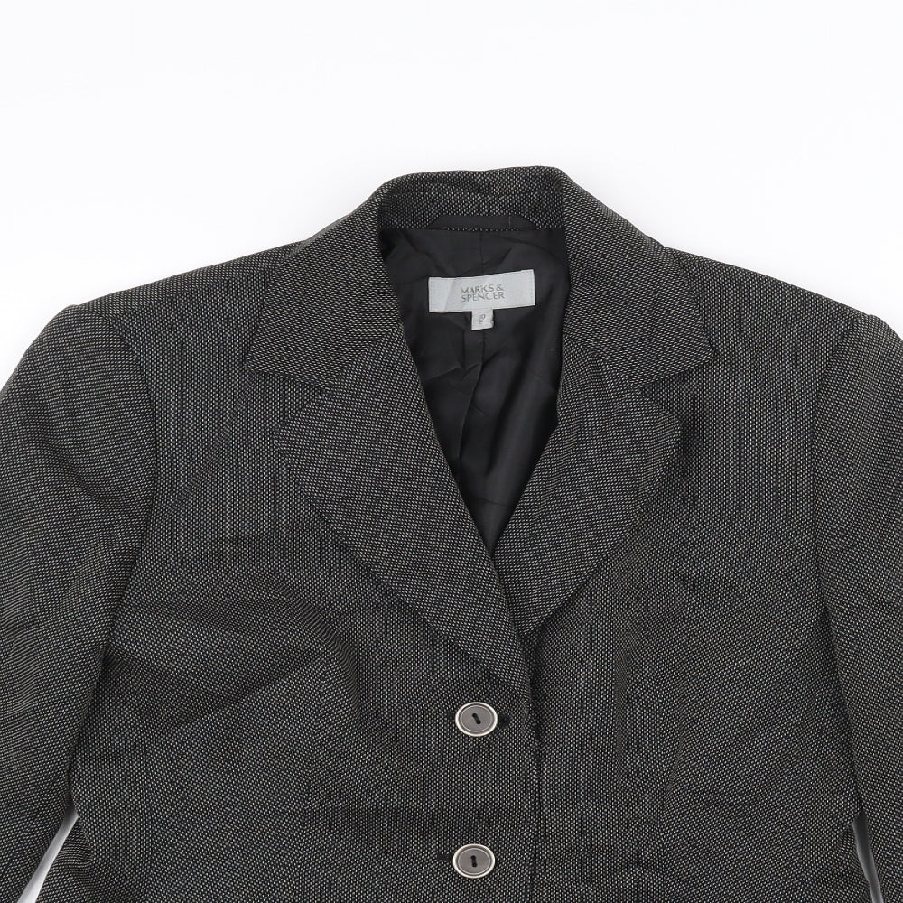 Womens UK Size 10 Marks and Spencer Black Jacket
