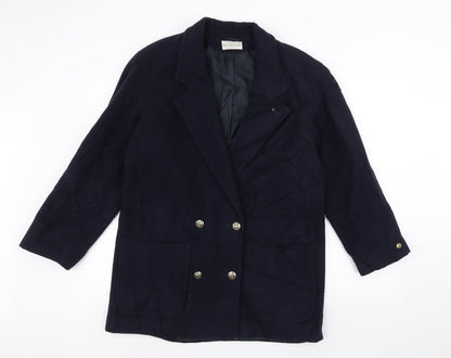 Womens UK Size 12 paul separates Blue Overcoat