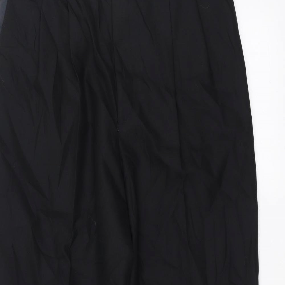 Preworn Mens Black   Dress Pants Trousers Size 34 in L30 in